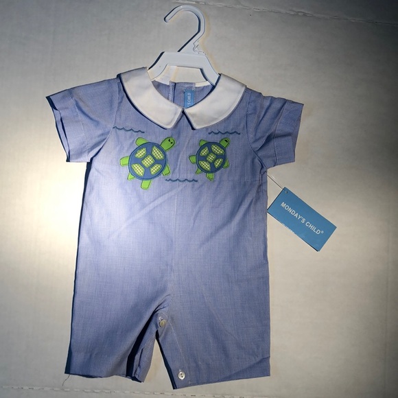 Boys Mondays Child Romper 6mo, - Picture 1 of 2